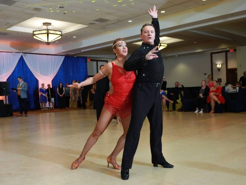 Denis Kojinov and Jeanette Chevalier dance Rumba at San Antonio Classic